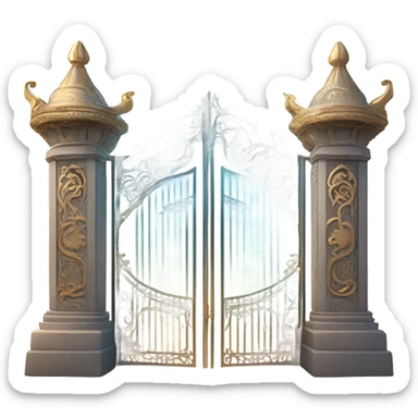 heaven’s entrance sticker