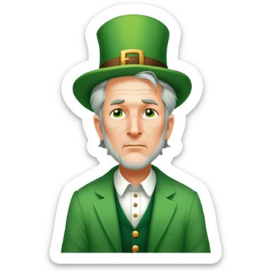 Sad Leprechaun sticker