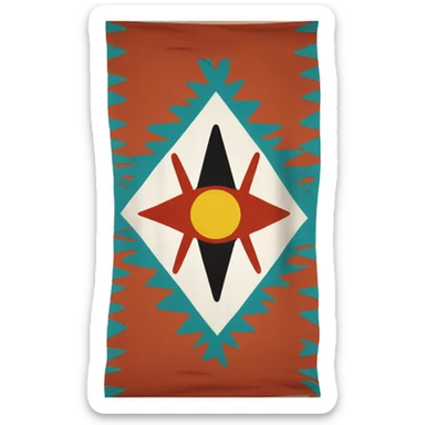 Navajo flag  sticker