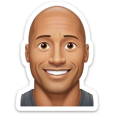 Dwayne Johnson sticker