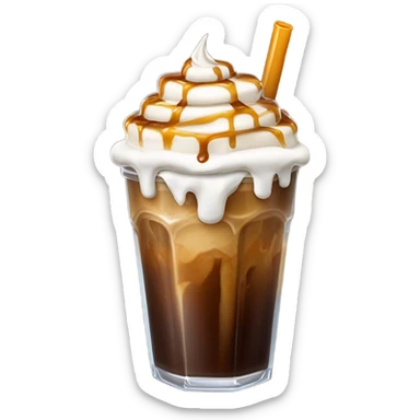 Iced coffee sticker