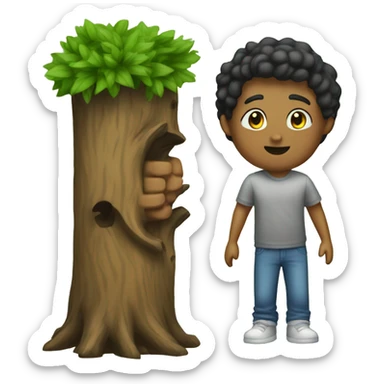 Boyfriends decoration a tree sticker