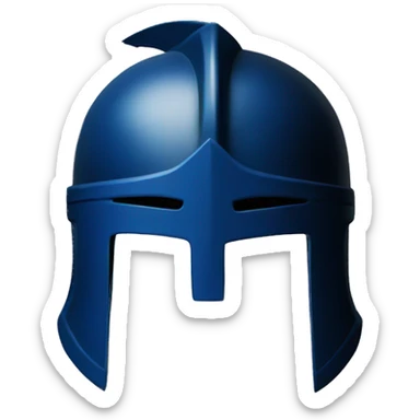 Spartan blue helmet sticker