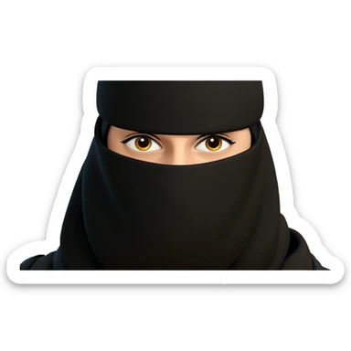 boy in hat staring straight sticker