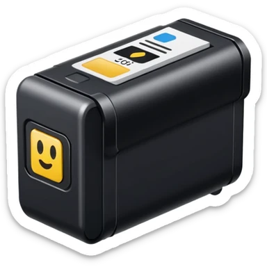 Ink printer cartridge  sticker