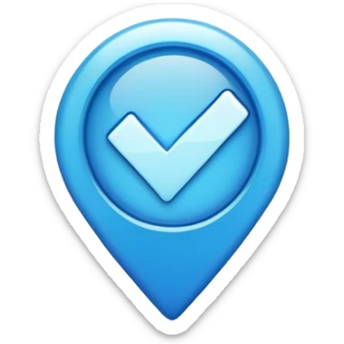 Mavi tık altı b9 sticker