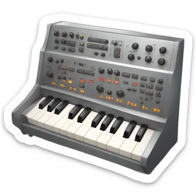 supersonic synthesizer sticker