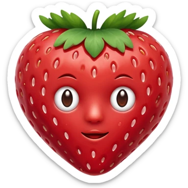 tang hulu strrawberry with no face sticker