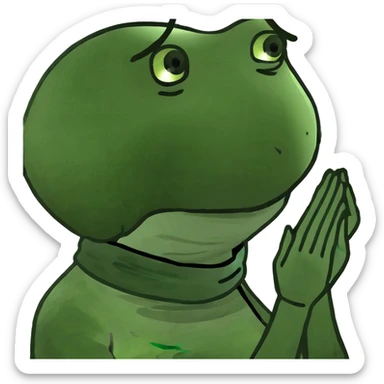 brown skin girl putting her hands around her neck sticker