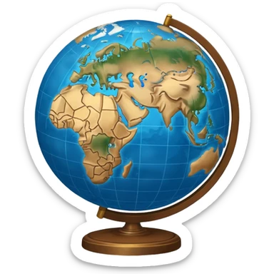 globe sticker
