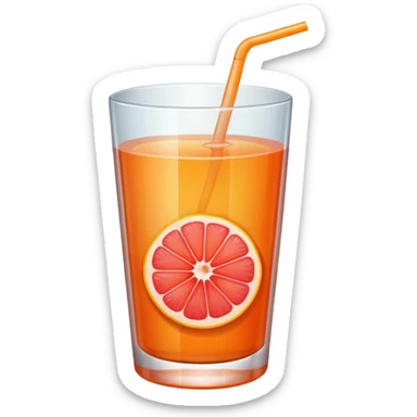 grape fruit juice sticker