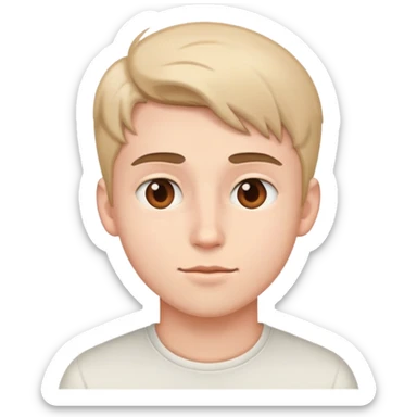 Young man with heart eyes, boyfriend emoji sticker