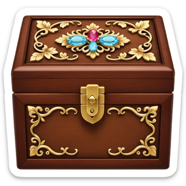 generate an emoji of a jewelery box  sticker