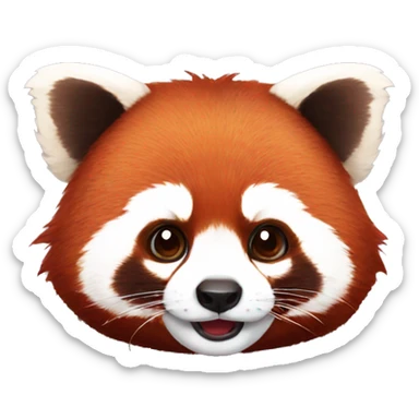 Red panda sticker