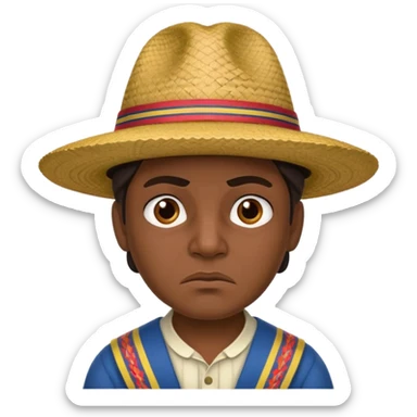 The disgruntled Colombian sticker