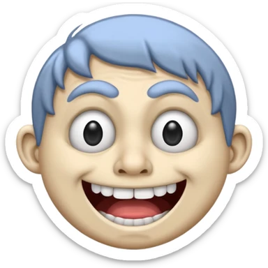 Mind blown troolface for png sticker