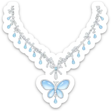 van cleef necklace  sticker