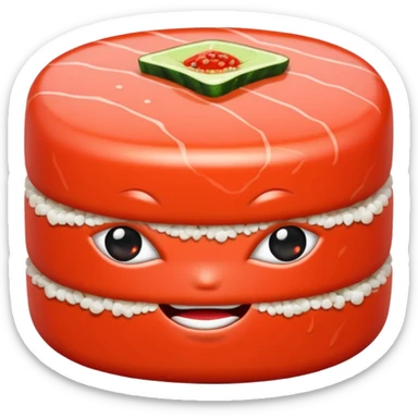 spicy tuna emoji sticker