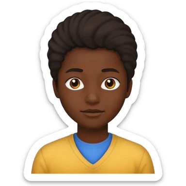 With a 4c hair sticker