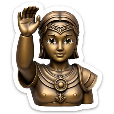 Spirit Of Detroit statue sticker