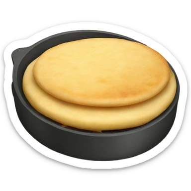Colombian arepa con queso sticker