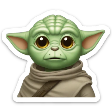 grogu star wars sticker