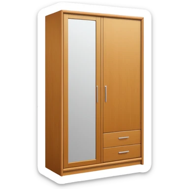 wardrobe modern closed mirror door sticker