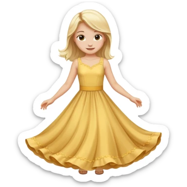 a blond girl who turned 18 and had a glow up  sticker