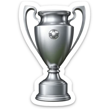 trophy champions league to write champions league trophy  sticker