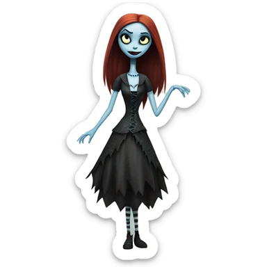 Nightmare before Christmas Sally sticker