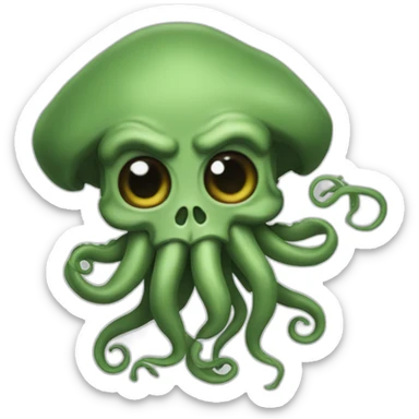 Davy Jones with tentacles sticker