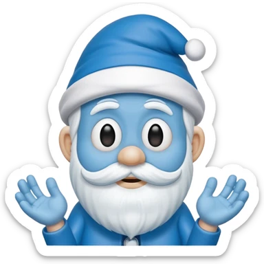 father smurf  sticker