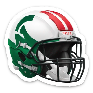 Soccer ball with a spartans helmet  sticker