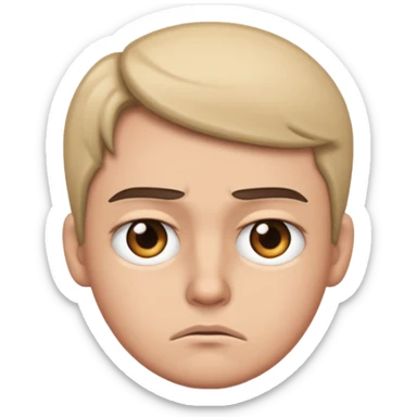 criminally offensive side eye sticker