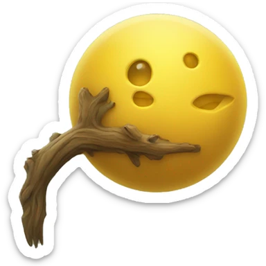 Esfera amarilla  sticker