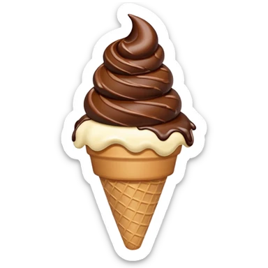 sorvete chocolate sticker