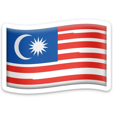 flag of Malaysia sticker