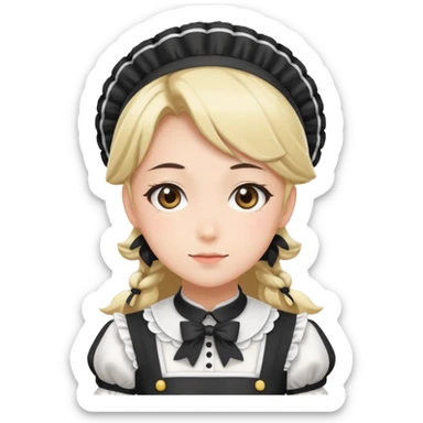 Anime maid  sticker
