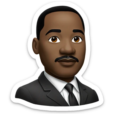 Martin Luther King JR sticker