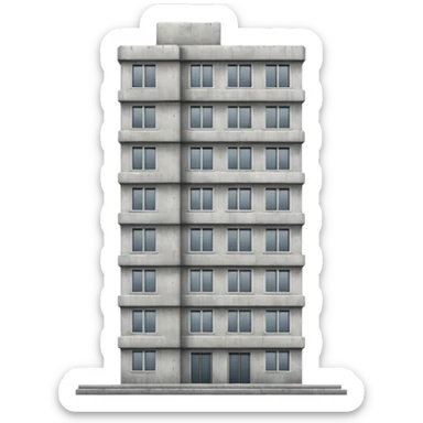 soviet apartment building  sticker