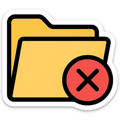 closed icon sticker