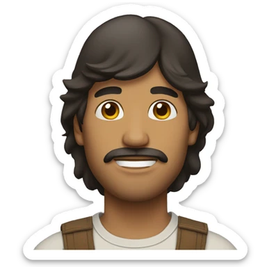 hombre pregunta sticker