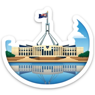 australian parliament house emoji sticker