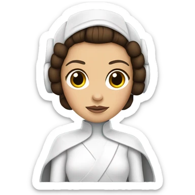 Princess leia sticker