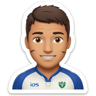 Rugby player sticker
