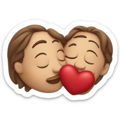 kiss of love sticker