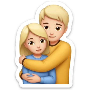 Hug sticker