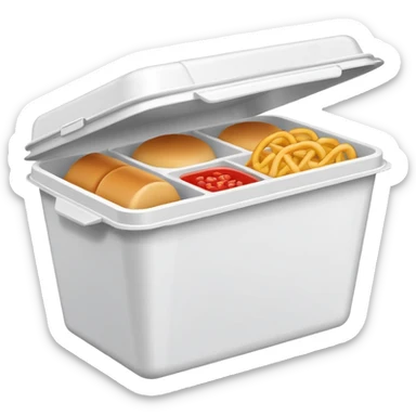 Takeout container  sticker