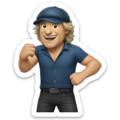Brian Johnson sticker