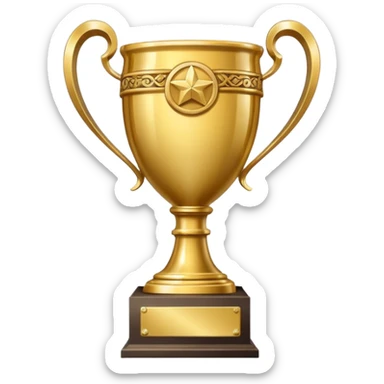 trophy champions league sticker